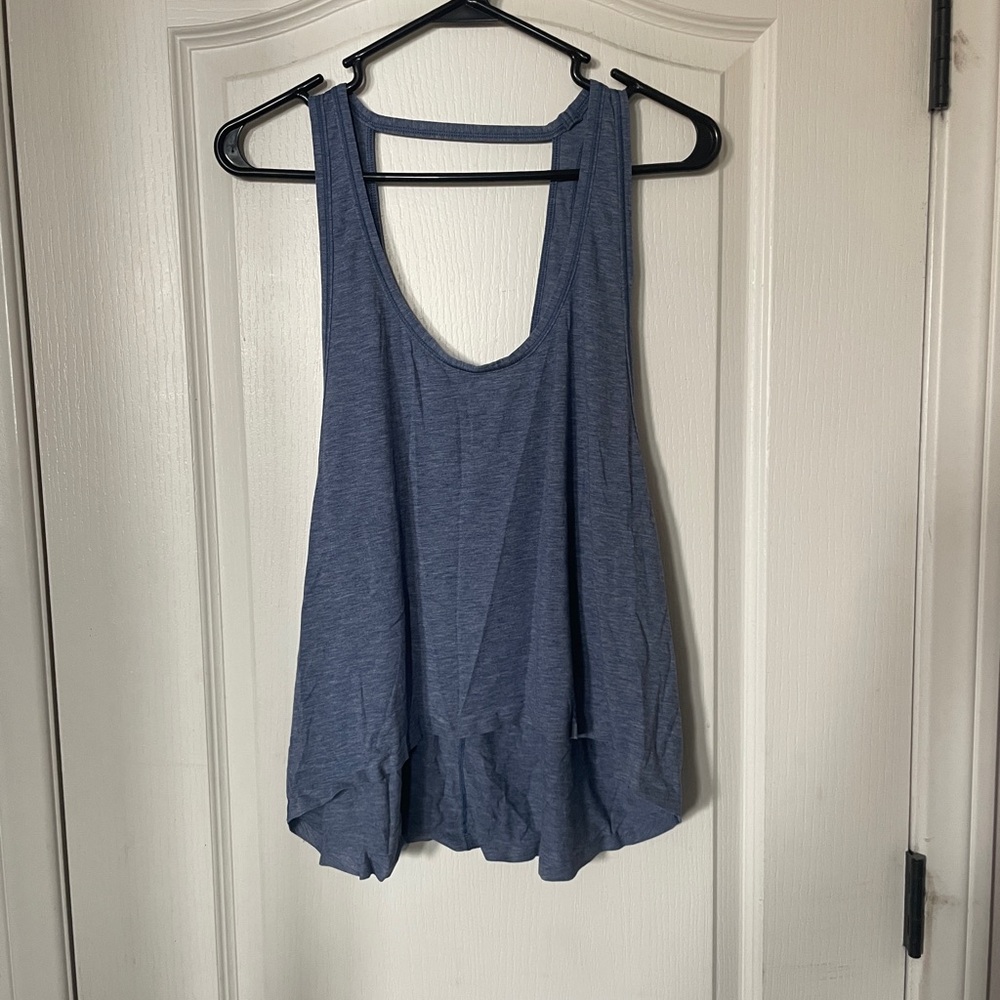 Lululemon Athletica Heather Blue Tank Top